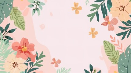 Enter a Whimsical Garden of Delight with Cartoon - Cute Flower Background Pictures! These enchanting visuals blend the charm of blooming flowers with the irresistible appeal of cartoon - inspired cute