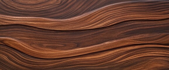 Fototapeta premium Intricate Wood Grain Texture - Dark Brown Wood Paneling