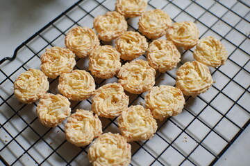 Cookies in white background 
