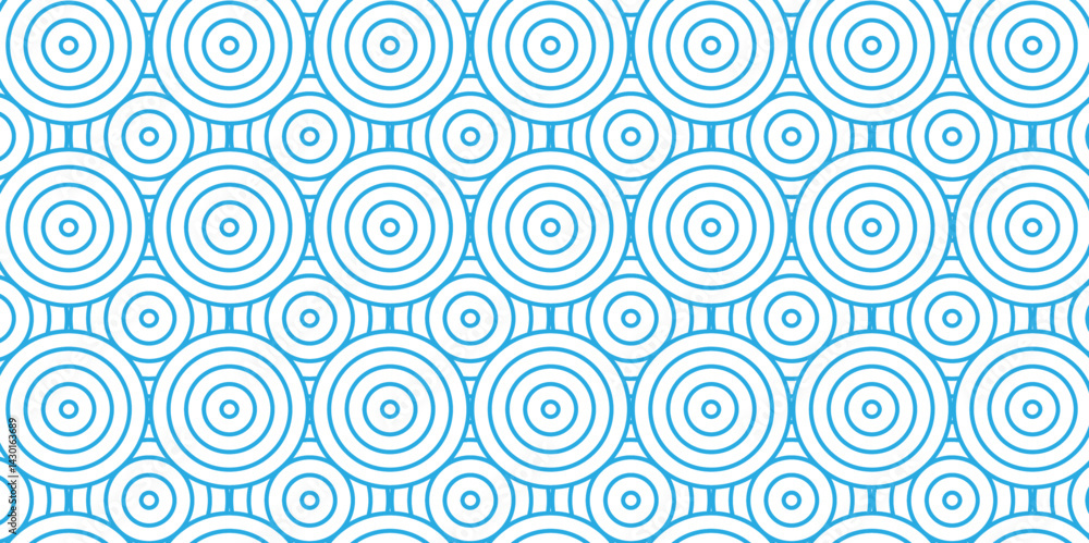 Poster overlapping pattern minimal diamond geometric waves spiral transparent and abstract circle wave line