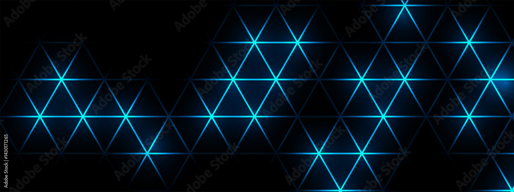 Poster hexagonal gaming honeycomb abstract background. hexagon technology futuristic dark vector abstract b