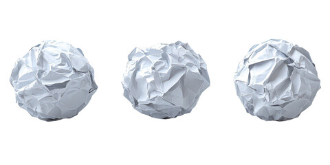 Set of crumpled paper balls png paper ball png recycled paper ball png waste paper png office trash png crumpled paper png paper scrap png transparent background image
