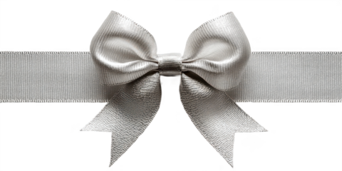 White silver ribbon and bow png gift ribbon png decorative bow png silver ribbon png wrapping accessory png holiday decoration png elegant bow png transparent background image