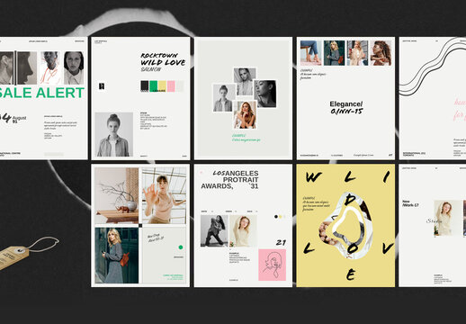 Social Media Kit Layout