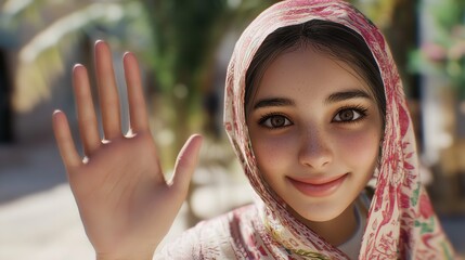 Elegant Arabic Calligraphy and Decorative Patterns for Eid al-Adha Greetings