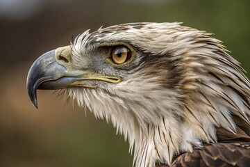Naklejka premium eagle close up.