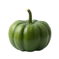 Green pumpkin isolated on transparent background PNG