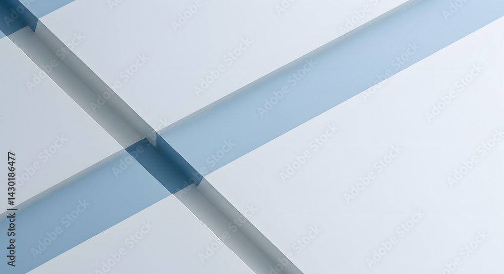 Aufkleber abstract light and shadow composition with intersecting geometric planes design