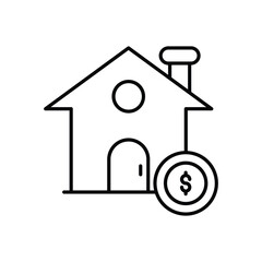 Property Investment icon vector stock illustration