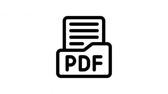 pdf file animated icon