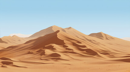 Illustration of desert