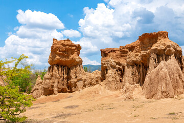 Sao Din Na Noi, geological beauty at Sri Nan National Park, Nan province, Thailand
