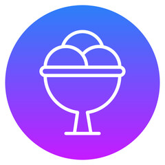 Icecream Bowl Icon
