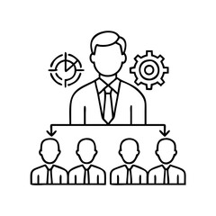 corporate governance icon, corporate governance line art - simple line art of corporate governance, perfect for corporate governance logos and icons