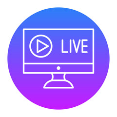 Live Streaming Icon