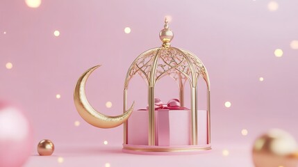 Elegant Arabic Calligraphy and Decorative Patterns for Eid al-Adha Greetings