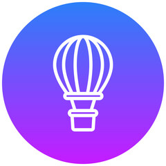 Obraz premium Hot Air Balloon Icon