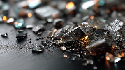 Shattered Glass on Dark Surface (1)