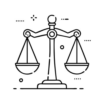 recommend clip art: scale of justice icon, scale of justice line art - simple line art of scale of justice, perfect for scale of justice logos and icons