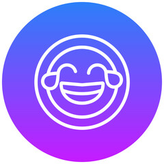 Face with Tears of Joy Icon
