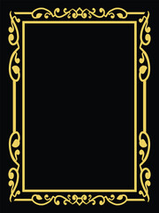 Ornamental Frames for Wedding Certificate Vector