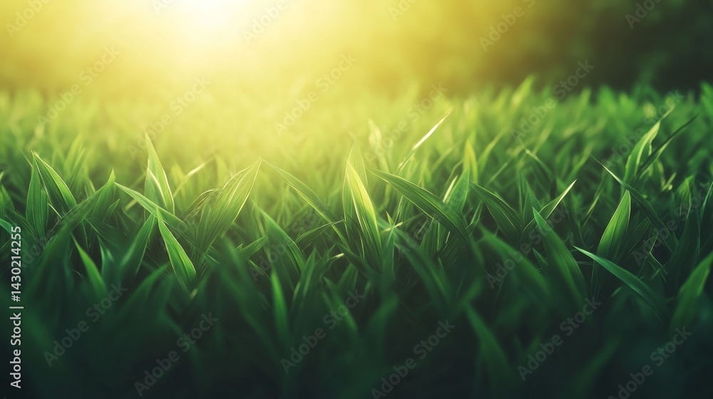 Poster dense tropical jungle features vibrant palm leaves and bright sunlight creating an immersive atmosph