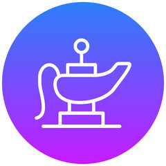 Arabian Magic Lamp Icon