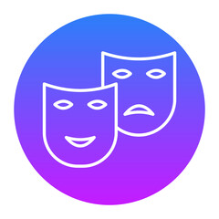 Theater Masks Icon