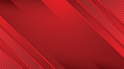 Fototapeta premium Red Abstract Geometric Background 