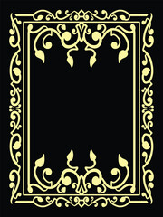 Vintage Wedding Ornamental Frames Vector

