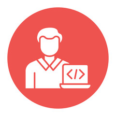 Developer Male Icon