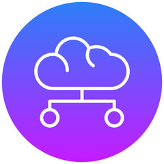 Cloud Network Icon