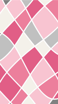 Abstract Line on Pink And Pastel Color