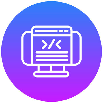 Web Coding Icon
