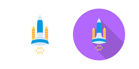 Space Shuttle Vector Icon