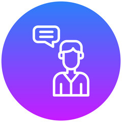 Fototapeta premium Conversation Icon