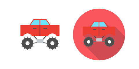 Monster Truck Vector Icon © JM Graphics