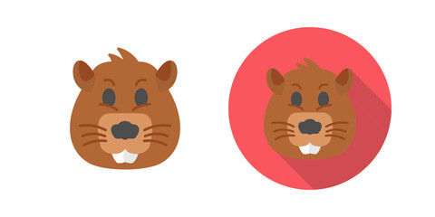 Beaver Vector Icon