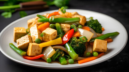 stir fried vegetables with chicken