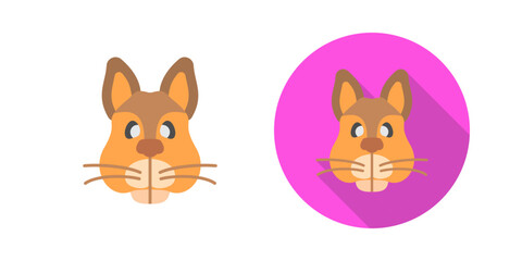 Squirrel Vector Icon
