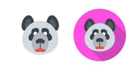 Fototapeta premium Panda Vector Icon
