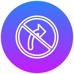 No Right Turn Icon