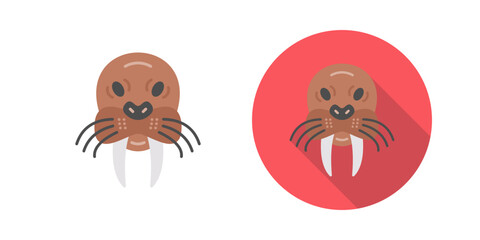 Walrus Vector Icon