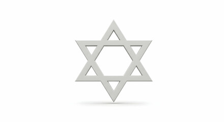 Isolated Star Symbol on White Background Design