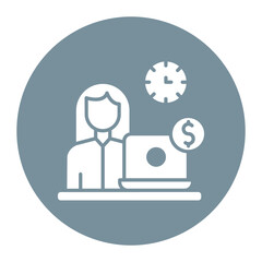 Freelancer Female Icon