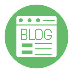 Blogging Icon