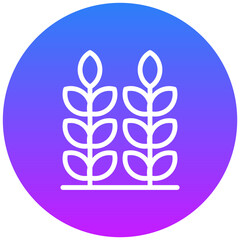 Sheaf of Rice Vector Icon