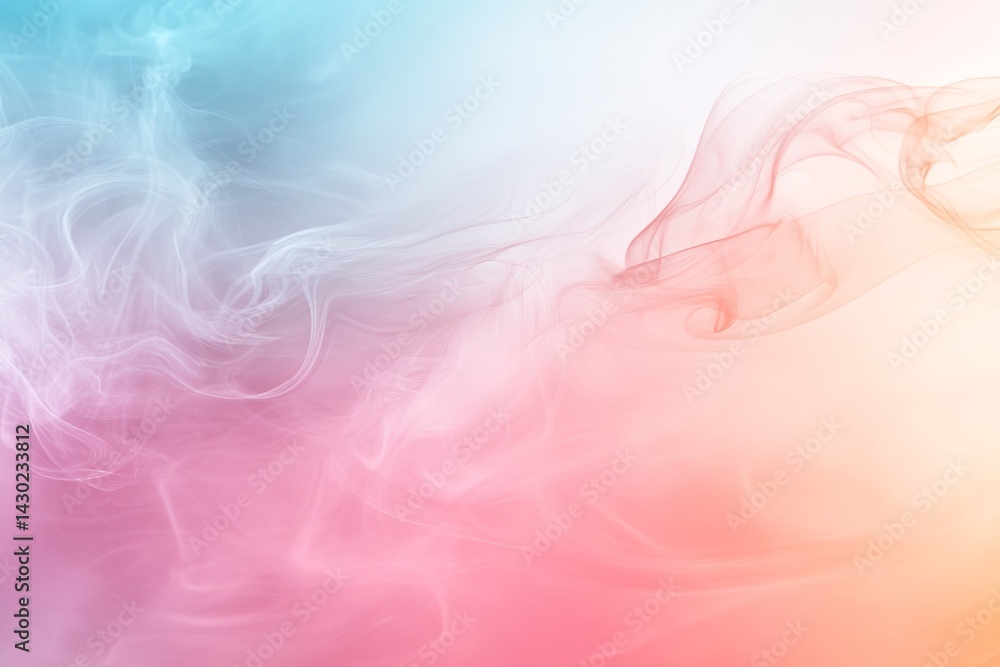 Aufkleber a dynamic and soothing design features vibrant colors and swirling shapes, offering ample copy space