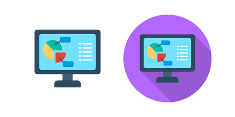 Pie Chart Vector Icon