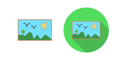 Painting Exhibit Vector Icon